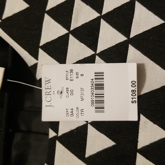 J. Crew Sleeveless Dress NWT Size 6 - Picture 3 of 8